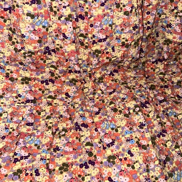 NWT Scotch & Soda Smocked Floral Maxi Dress with Pockets - Picture 6 of 10